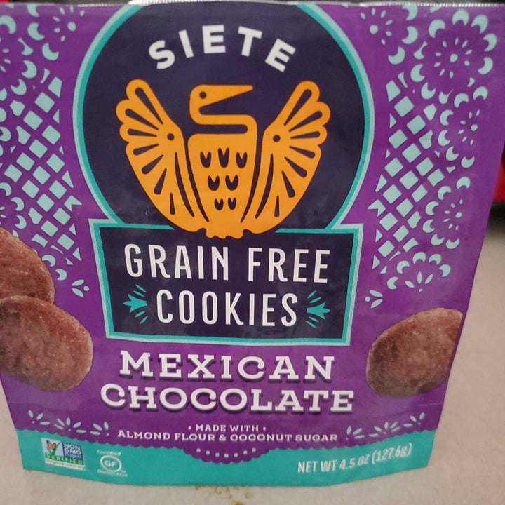 photo of Siete Family Foods Grain Free Cookies Mexican Chocolate shared by @francesca152 on  19 Aug 2021 - review