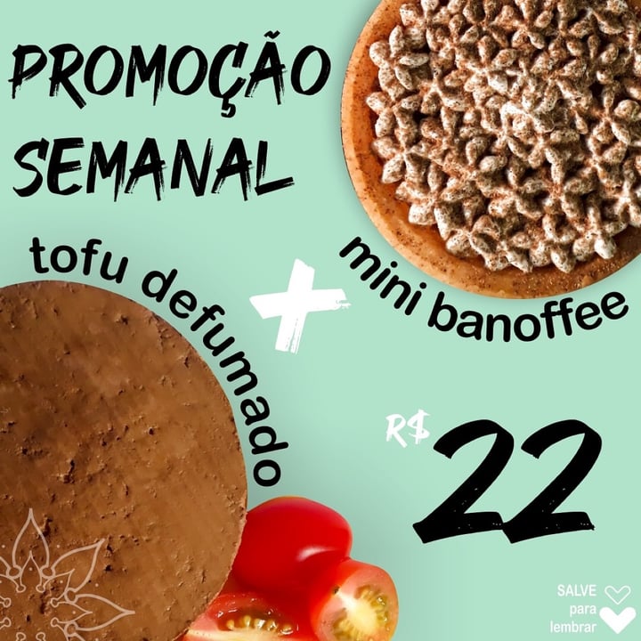 photo of Romã com amor Combo Mini Banoffee E Tofu Defumado shared by @vlkuskowski on  06 Jul 2021 - review