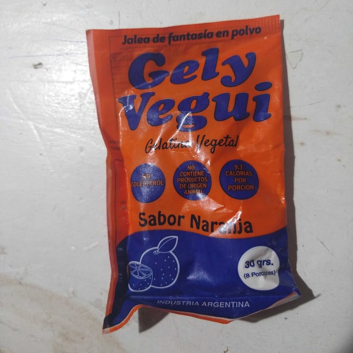 photo of Gely Vegui Gelatina sabor naranja shared by @elianavegana on  03 May 2021 - review