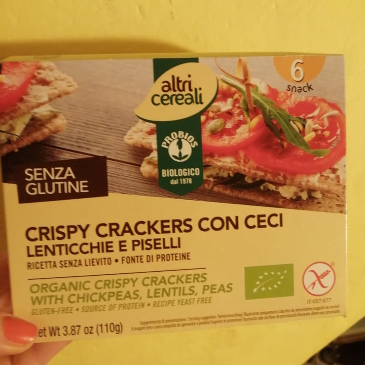 photo of Altri cereali Crispy crackers con ceci shared by @elsa10 on  13 Mar 2022 - review