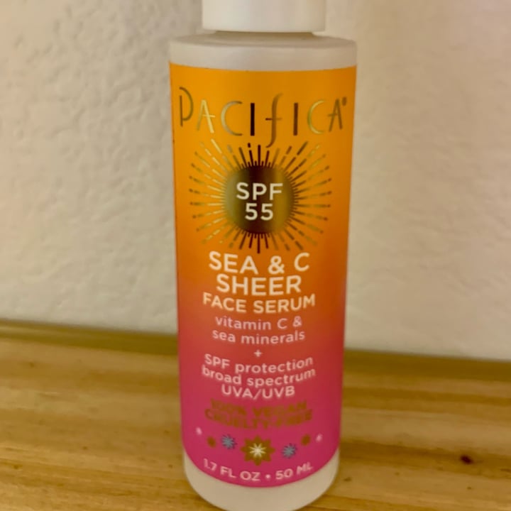 review photo of Pacifica Sea & C Sheer Face Serum shared by @hmhughes on 20 Jan 2022 - review