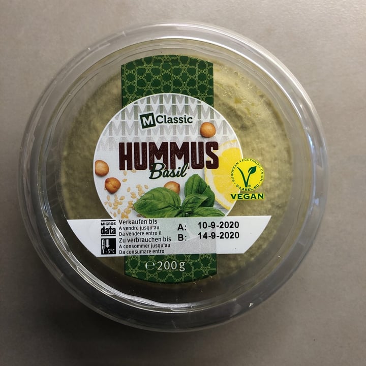 photo of Mclassic Hummus Basil shared by @myrambo on  24 Aug 2020 - review