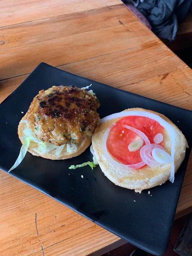 Foto del plato “Hamburguesa Beefless”