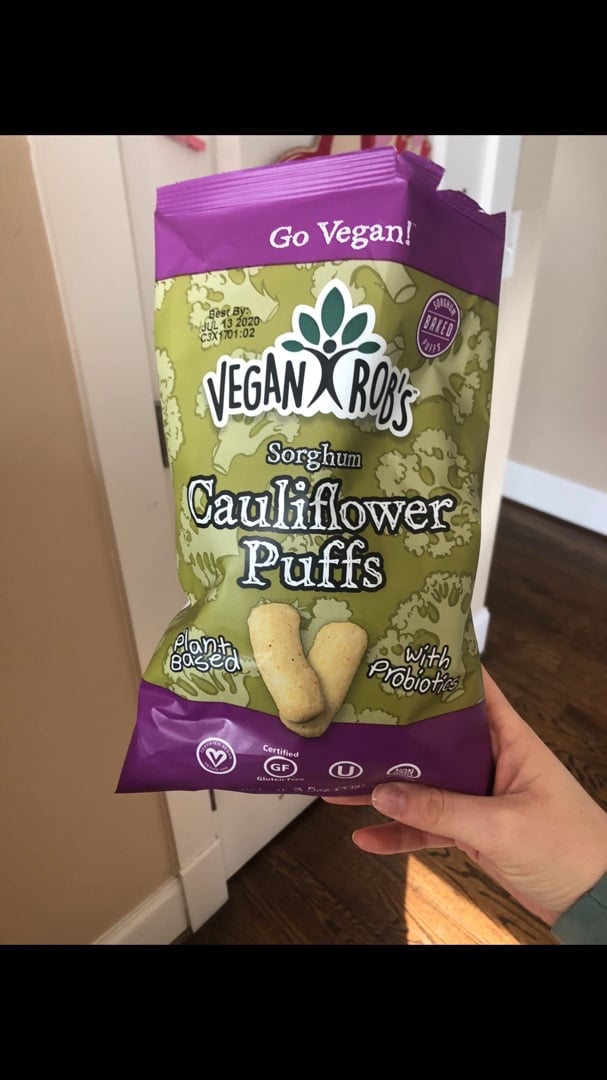 review photo of Vegan Rob's Cauliflower Puffs shared by @jfeshari on 27 Apr 2020 - review