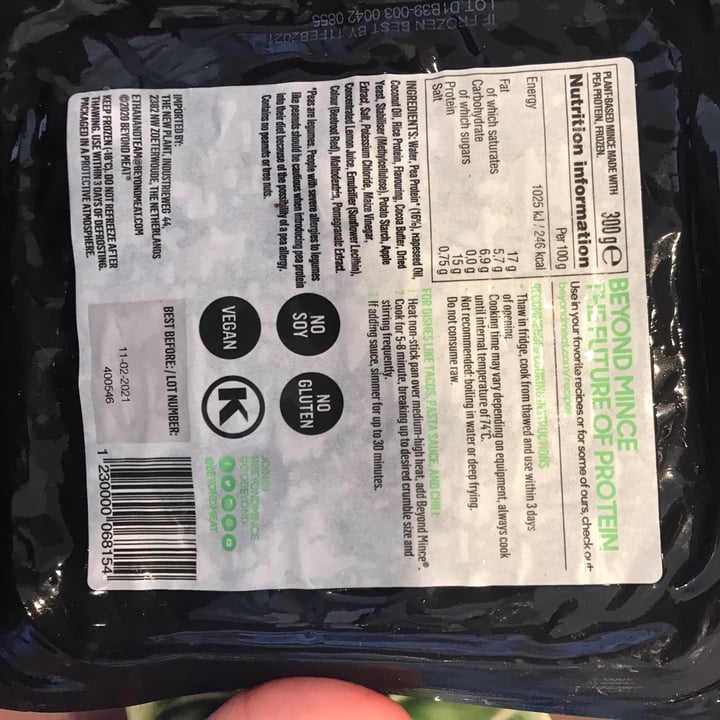 photo of Beyond Meat Beyond Beef Plant-Based Mince 15G shared by @hgc on  19 Sep 2020 - review