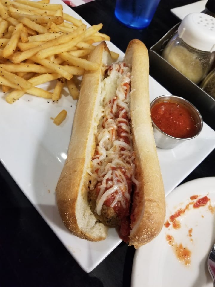 photo of Slice of Vegas | Pizza Kitchen & Bar Meatball Sub shared by @plantpoweredpotato on  04 Jan 2020 - review