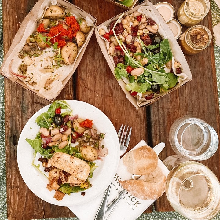 review photo of Warwick Wine Estate Vegan picnic shared by @abiteofvegan on 20 Jun 2021 - review