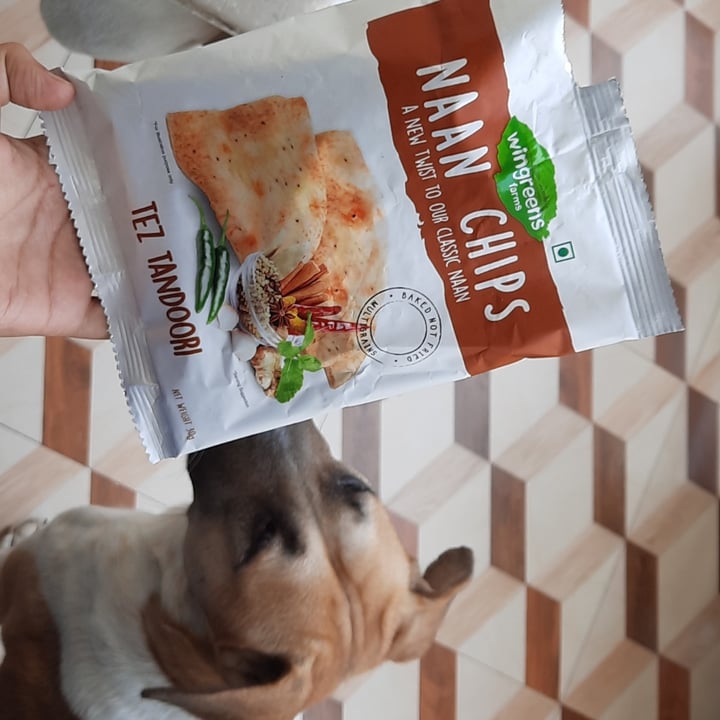 photo of Wingreens farms Naan Chips - Tez Tandoori shared by @anweshagoel on  18 Nov 2021 - review