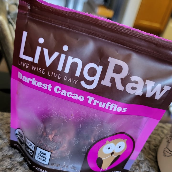 review photo of Living Raw Darkest Cacao Truffles shared by @fatimahqa on 20 Mar 2022 - review