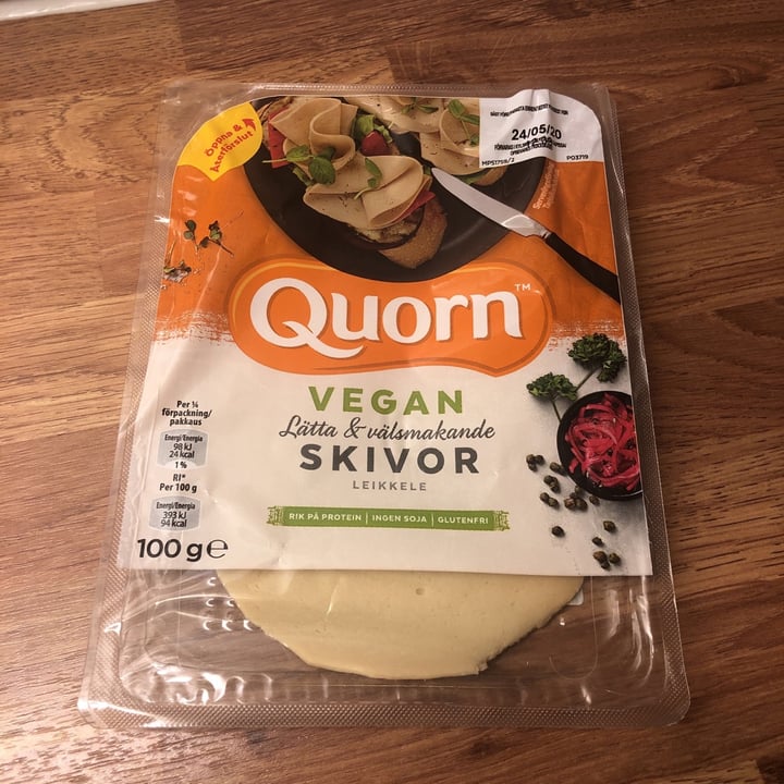 photo of Quorn Vegan Skivor shared by @figaro on  29 Apr 2020 - review