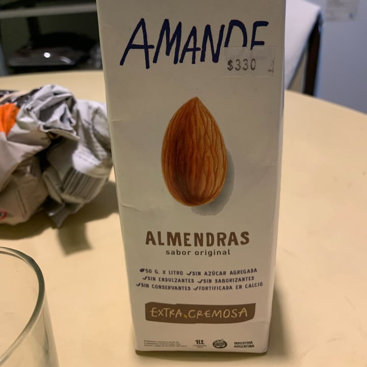 photo of Amande Leche de Almendras shared by @cozyandhandmade on  09 Dec 2021 - review