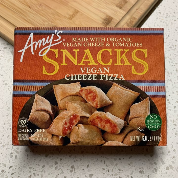 photo of Amy’s Amy's Vegan Cheeze Pizza Snacks shared by @zachery-woods on  05 Dec 2022 - review