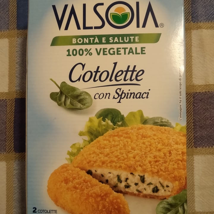 photo of Valsoia Spinach cotolette shared by @chiaranour on  23 Apr 2022 - review