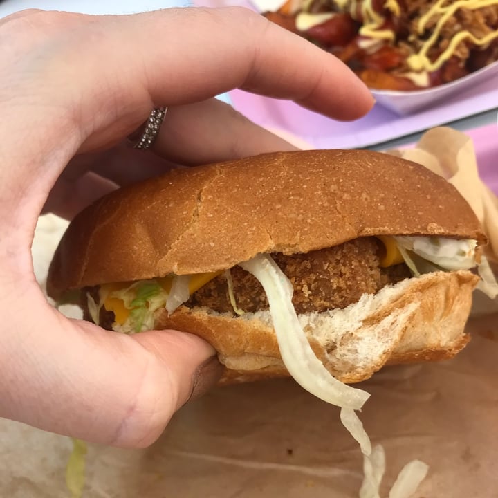 photo of Naked Vegan Burger Filet no’fish shared by @mallory17 on  18 Nov 2022 - review