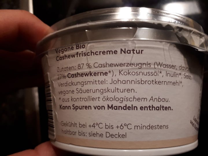photo of Licorne Cashew Frischcreme Natur shared by @bluesoul on  13 Mar 2020 - review