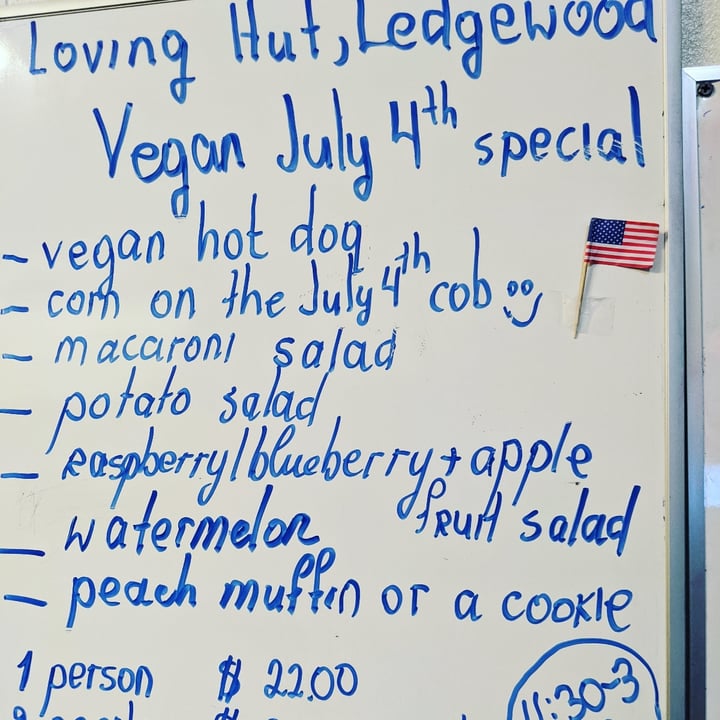 review photo of Loving Hut July 4th special day shared by @lovinghutnj on 04 Jul 2020 - review
