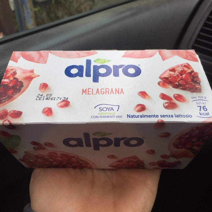 photo of Alpro Melagrana yogurt shared by @amon3 on  29 Apr 2021 - review