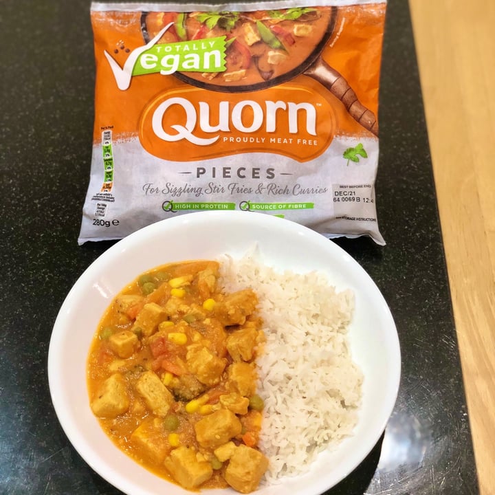 photo of Quorn Vegan Pieces shared by @rikesh on  07 Mar 2021 - review