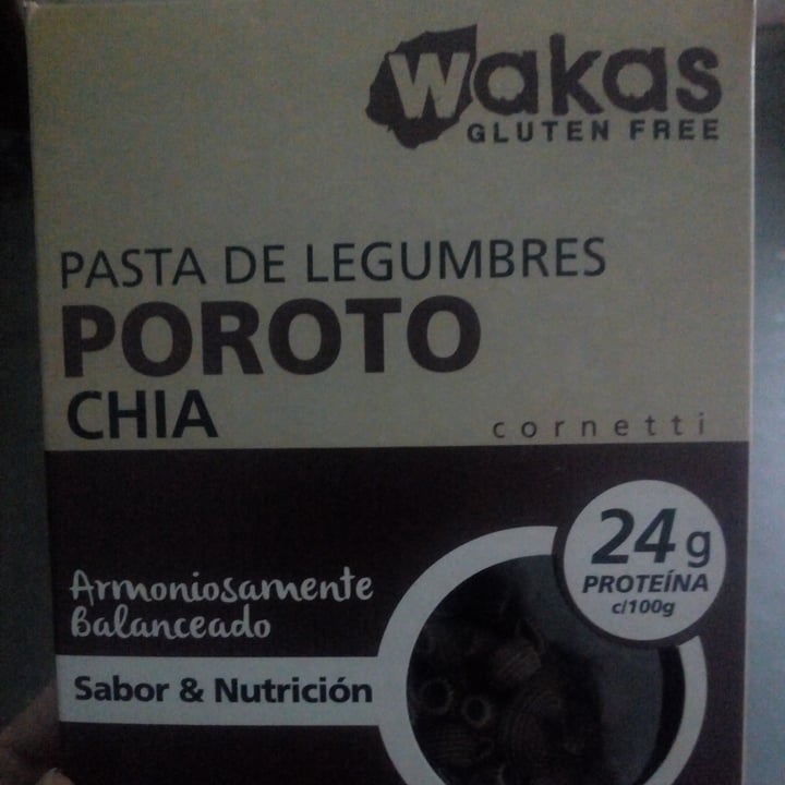 photo of Wakas Pasta de Legumbres Poroto y Chia shared by @danigalarzavegan on  21 Jan 2022 - review