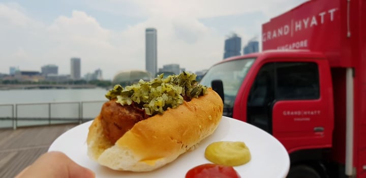 review photo of Grand Hyatt Singapore Beyond Sausage Hot Dog shared by @kelvinngo on 31 Mar 2019 - review