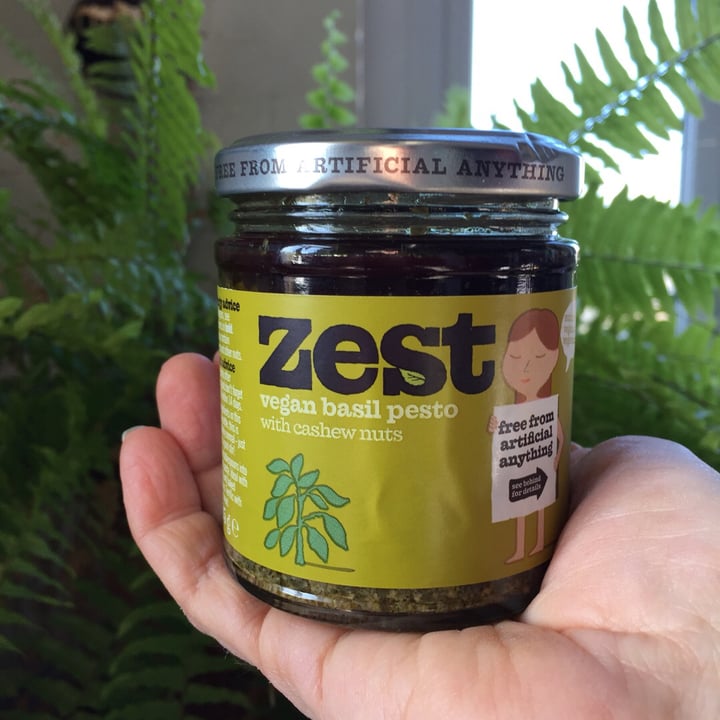 review photo of Zest Vegan basil pesto with cashew nuts shared by @jtreal on 08 Apr 2020 - review