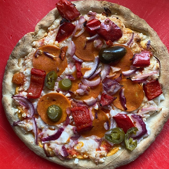 review photo of REWE Beste Wahl Pizza Diavola shared by @eventuelli on 10 Aug 2022 - review