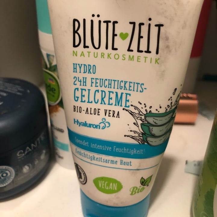 photo of Blüte Zeit Hydro 24h Feuchtigkeits-Gelcreme shared by @laveganamasmolona on  19 Jun 2022 - review