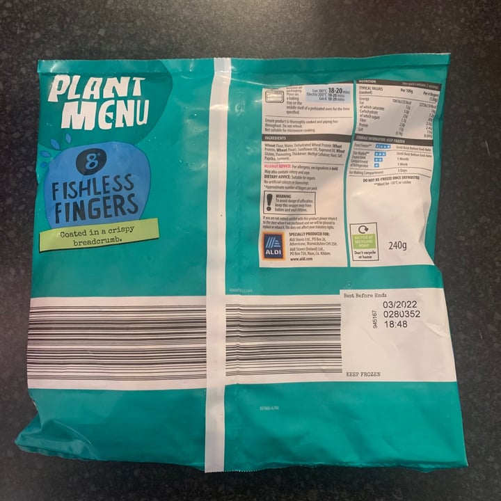 review photo of ALDI Fishless fingers shared by @ixhxle on 05 Mar 2021 - review