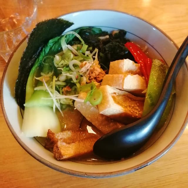 Foto del piatto “Veggie Tofu Miso Ramen”