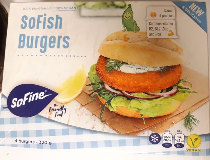 photo of SoFine SoFish Burgers shared by @veganhaven on  18 Jan 2020 - review