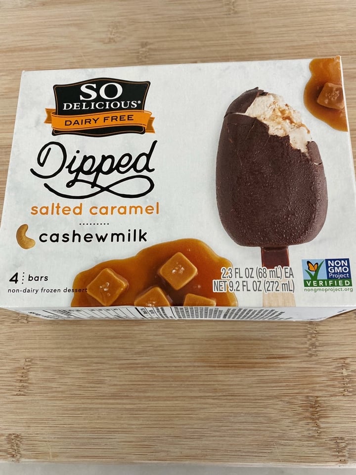 photo of So Delicious Dairy Free Dipped Coconut Almond Coconutmilk Frozen Dessert shared by @gardenforlife on  13 Dec 2019 - review