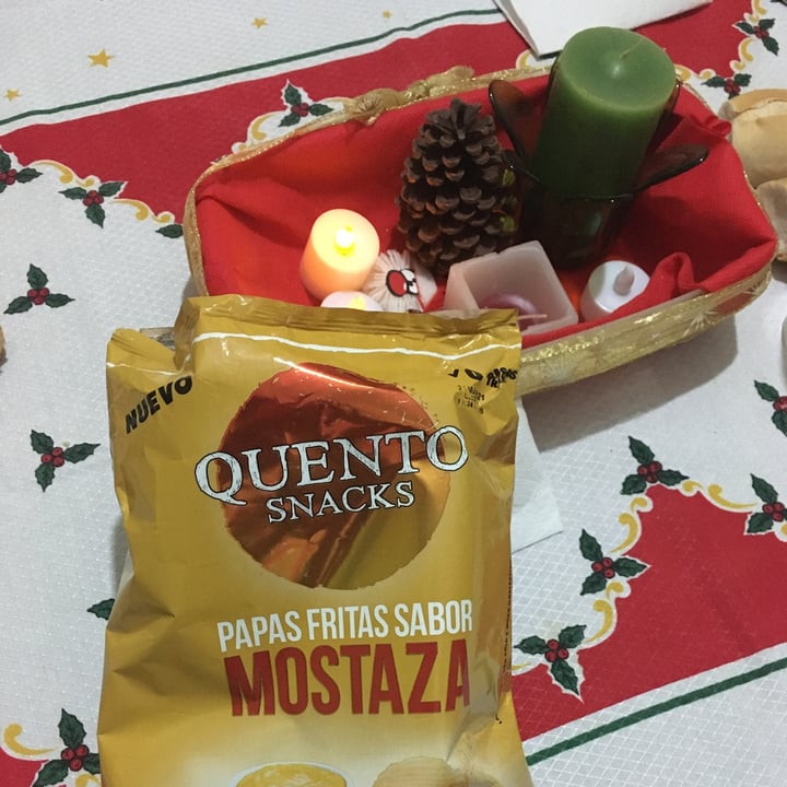 photo of Quento Snacks Papas fritas sabor mostaza shared by @lauchis on  25 Dec 2020 - review