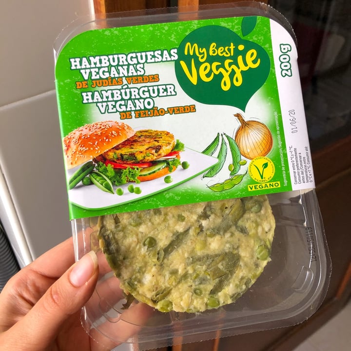 photo of My Best Veggie Hambúrguer De Feijão Verde shared by @anabeatriz on  28 May 2020 - review