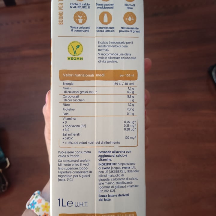 photo of Alpro Alpro All' Avena shared by @arielasalcini on  27 Aug 2022 - review