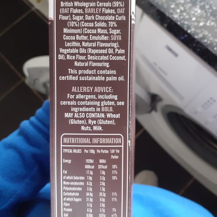 photo of Jordans Country Crisp Chocolate shared by @tillymjo on  17 Nov 2020 - review