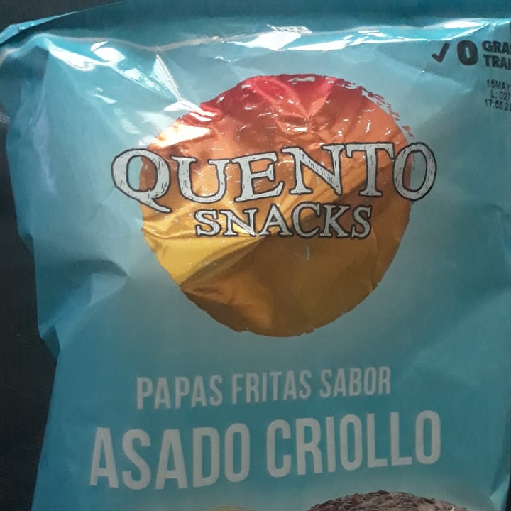 photo of Quento Snacks Papas fritas rejilla sabor asado shared by @arcamonster on  18 Feb 2022 - review