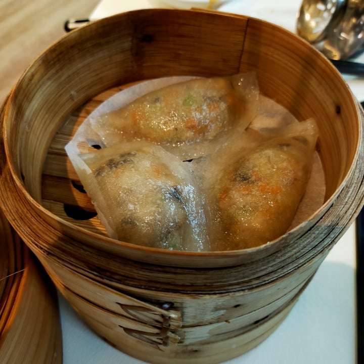 photo of LingZhi Vegetarian - Velocity@Novena Steamed dumpling with 3 vegetables. shared by @musclecookie on  29 Oct 2020 - review