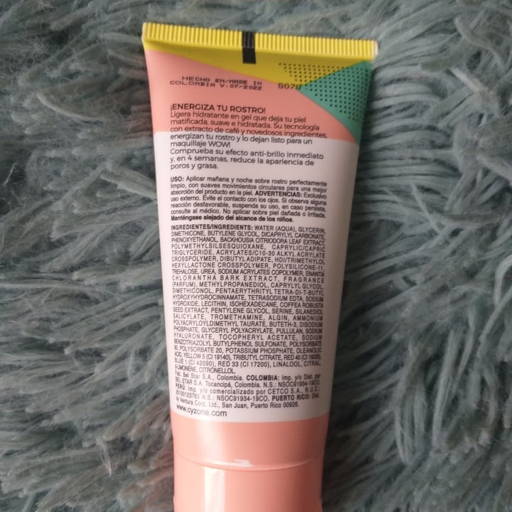 photo of Cyzone hidratante facial en gel skin first shared by @conito on  02 Nov 2020 - review