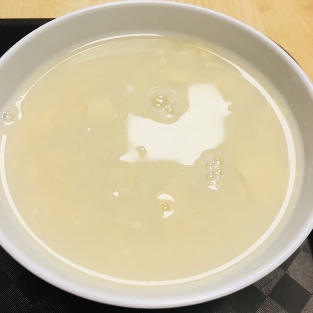 菜肴“Gingko Barley With Beancurd Skin”的照片
