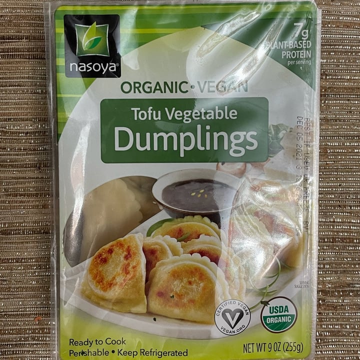 photo of Nasoya Tofu Vegetable Dumplings (Organic) shared by @veganfoodcrazy on  18 Nov 2021 - review