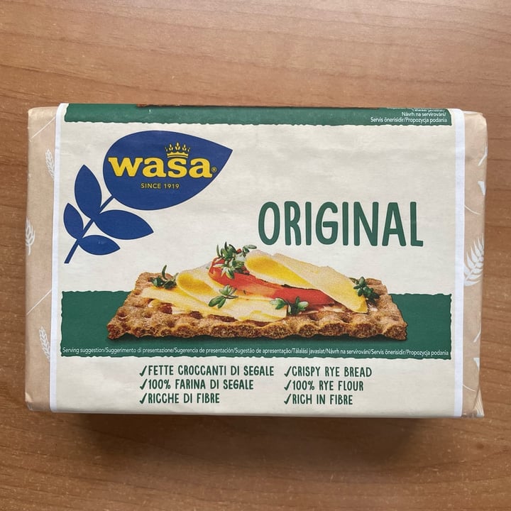 photo of Wasa Original fette croccanti di segale shared by @stefania229 on  23 Jun 2022 - review