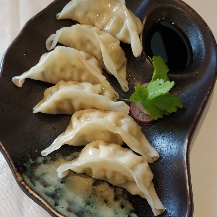 review photo of Hokkaido Restaurante Japonés Gyozas de verduras shared by @ornitorrincavegana on 31 Dec 2021 - review