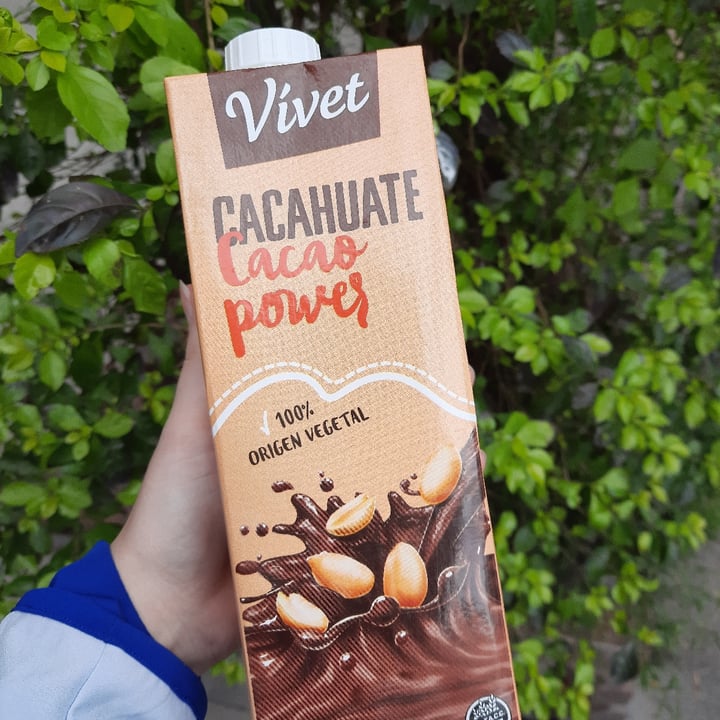 photo of Vívet Leche de Cacahuate sabor Cacao Power shared by @vegaly on  25 Aug 2021 - review