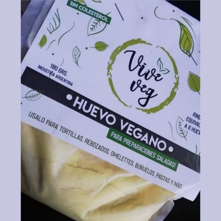 photo of Vive Veg Huevo Vegano para preparaciones saladas shared by @lauublackmamba on  08 Dec 2020 - review