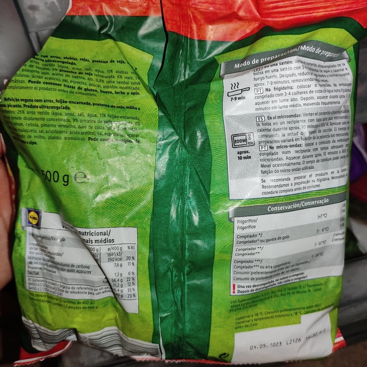 review photo of Vemondo Salteado Vegano Arroz Y Alubias shared by @gorgona on 25 Jun 2022 - review