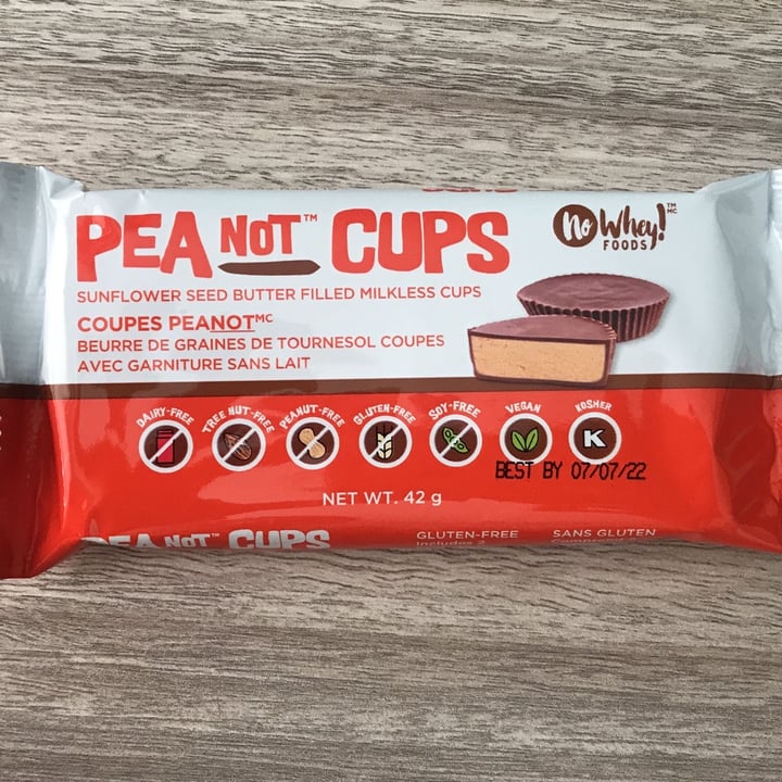 photo of No Whey! Foods Pea Not Cups shared by @josette25 on  20 Oct 2021 - review