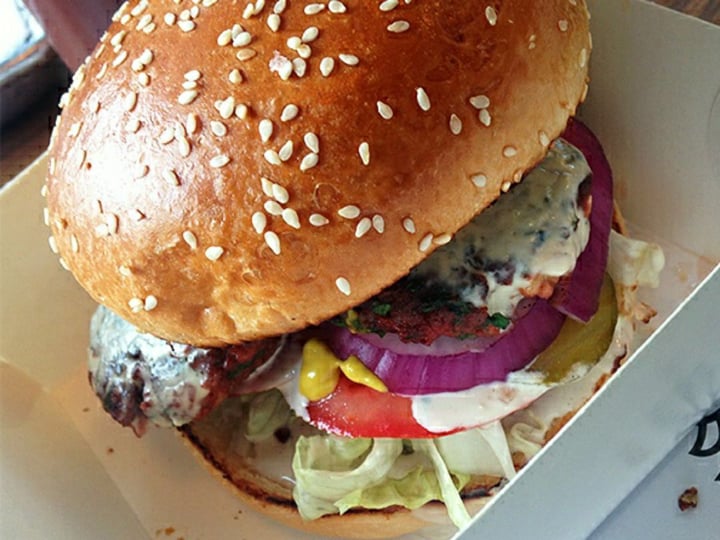 review photo of Nature Boys נייצ'ר בוייז Kebab burger shared by @sarahhornik on 06 Sep 2019 - review