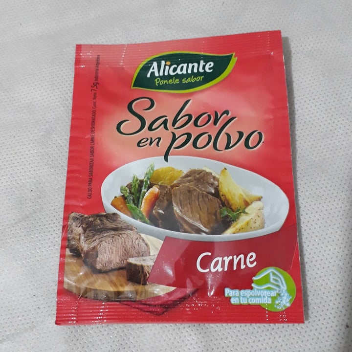review photo of Alicante Sabor en Polvo Carne shared by @thiago1 on 16 Mar 2022 - review