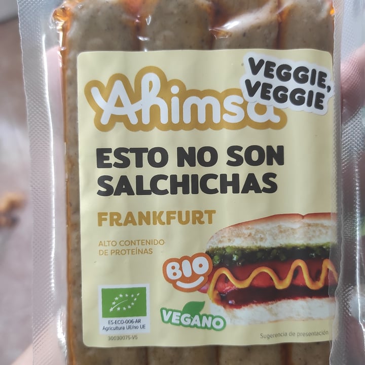 photo of Ahimsa Esto no son salchichas Frankfurt shared by @veganmummy on  23 Jul 2021 - review