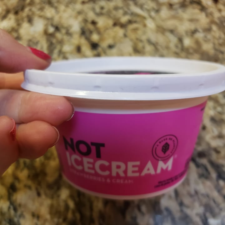 photo of NotCo Not Icecream Strawberries & Cream Mini shared by @melinav on  30 Sep 2021 - review